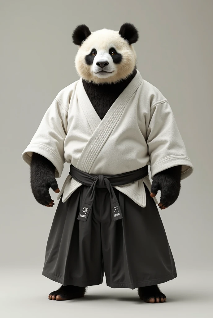 Panda with clothes