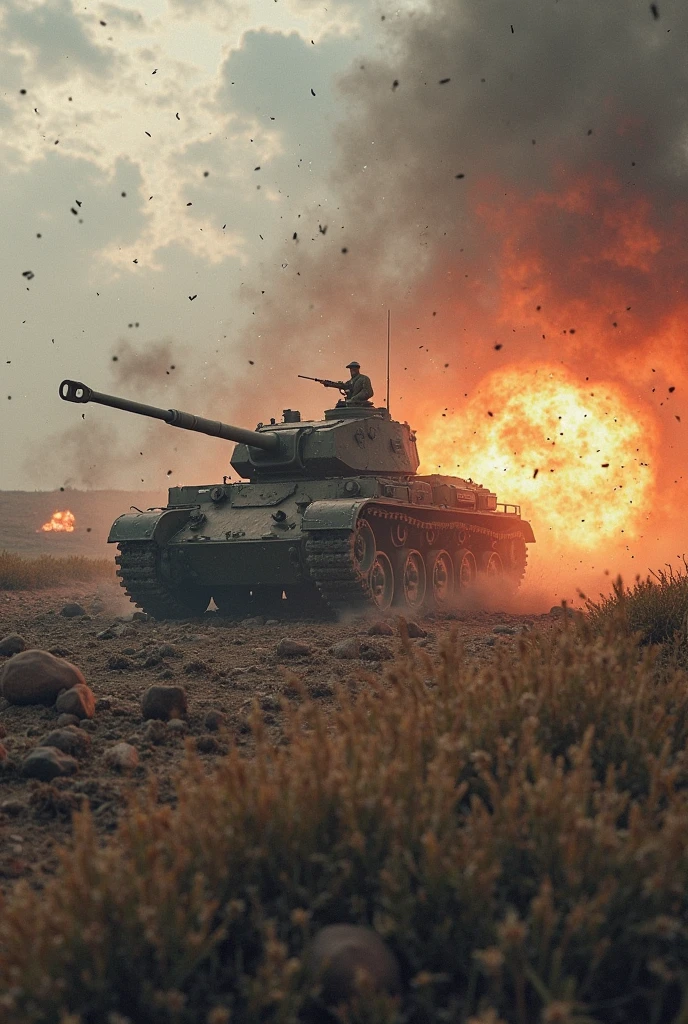 Panzerkampfwagen III on fire
