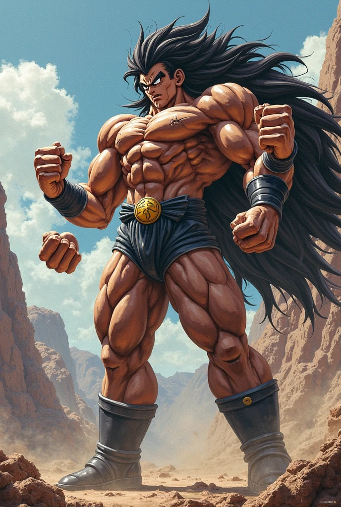 Samurai femboy, gigantic muscuar body, fair skin, ninja mask, cleopatra long hair, full body.