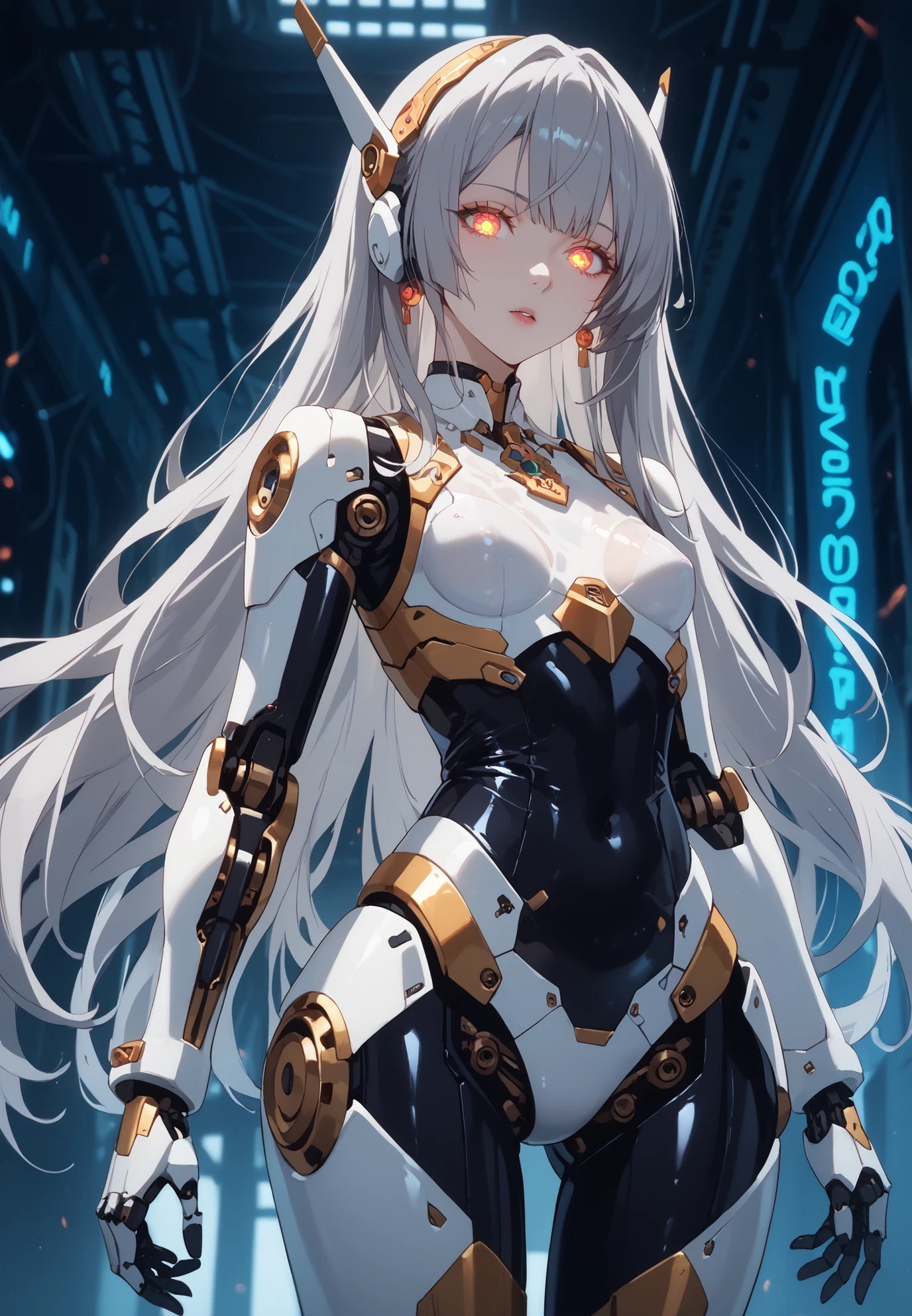 <lora:Mecha Suit Generator Concept v3:0.9> zzmckzz, mecha helmet, wsprmr, mecha helmet, metallic wing, metal wings, symmetrical metal wings,, ultra detailed, masterpiece, best quality, aesthetic, detailed,, solo, soft smile, light smile,
1girl, blue eyes, very long hair, blonde hair, long blonde hair, french braid, bangs, medium breasts,