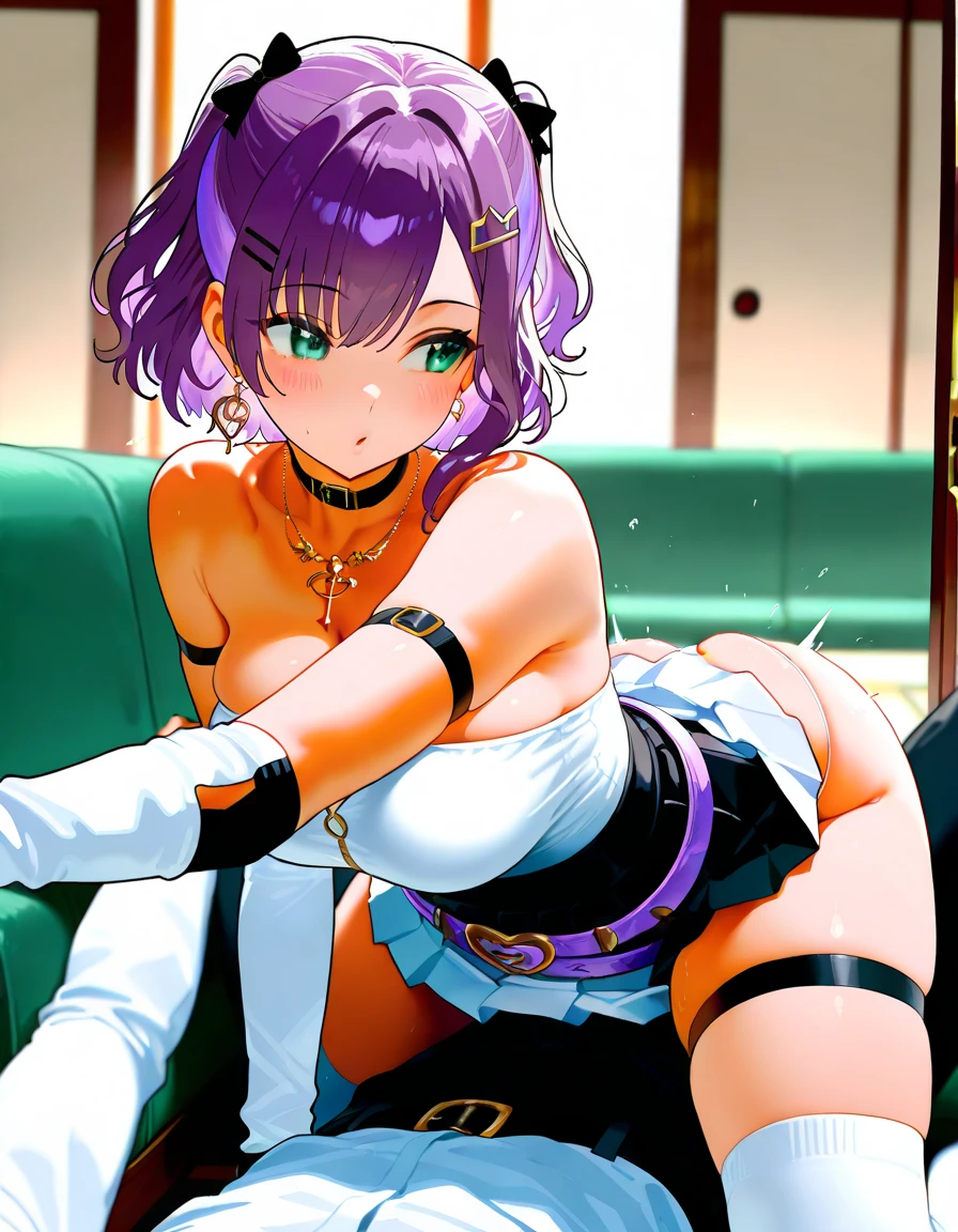 One Woman transformationクラブのステージ Dancer Vulgar dance Lewd Pervert transformation I'm excited to see such a large crowd Provocative face Tongue out seduction