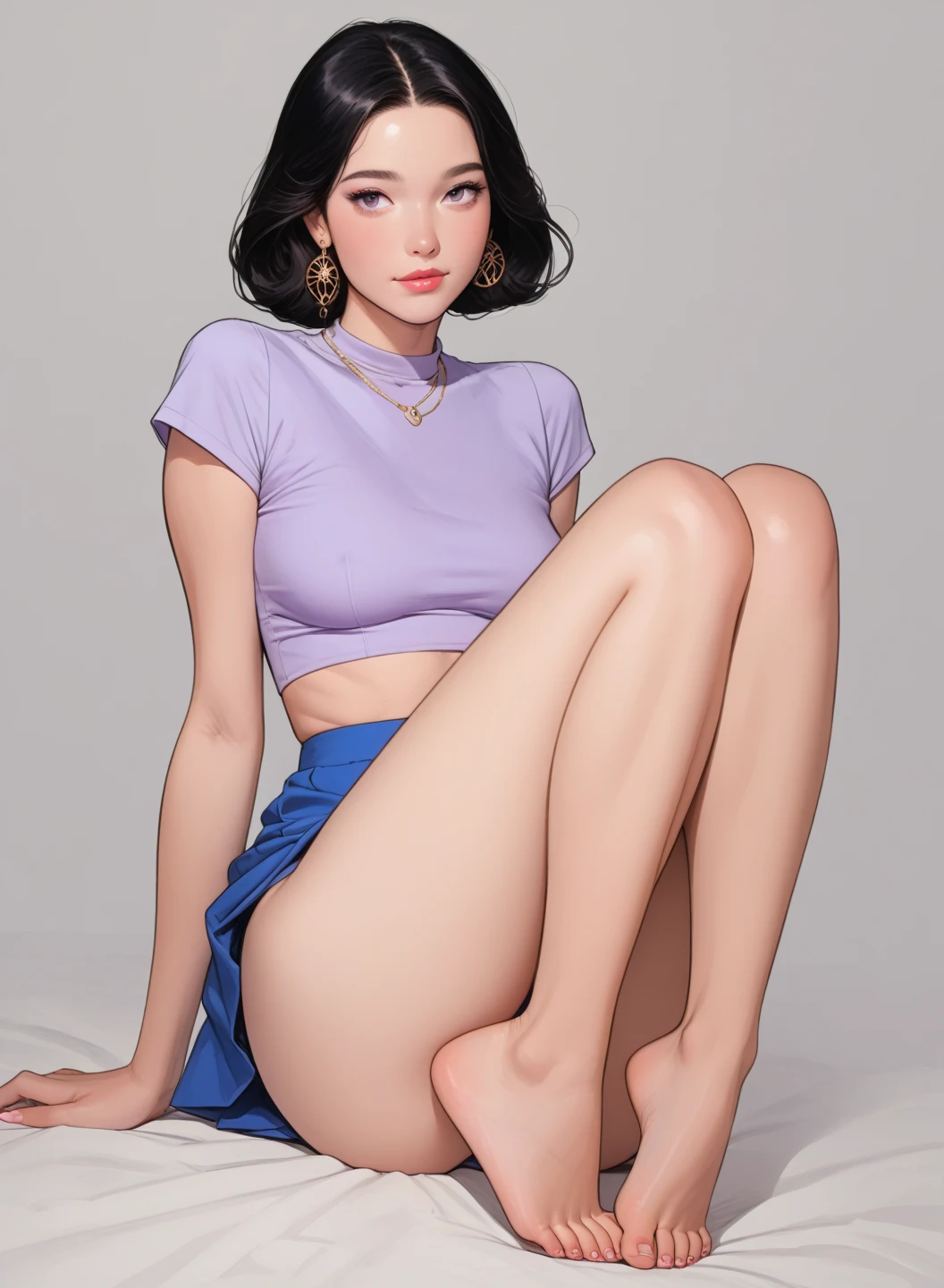 Malay girl, 22 years old, short wavy hair, south east asian skin, slighly thick body, perfect saggy , dark nipples, eyes closed, in orgasm, slight smile, laying on back, open legs, pov missionary, intercourse sex