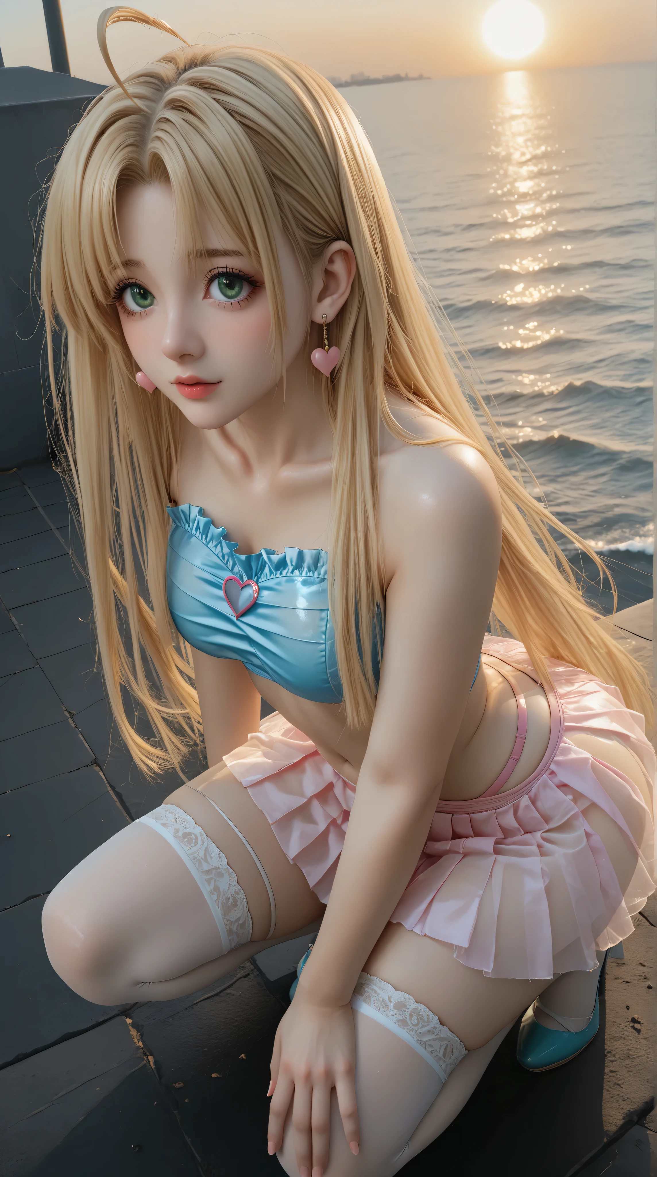 8K, Top Quality, Intricate Details, Ultra Detail, Ultra High Resolution, Masterpiece, view from above, Slender, Smile, (Makeup: 0.4), (Fluffy Blue Eyes: 1.21), blue Eyes, looking at viewer, ((full body)), 1girl, solo, 1 girl, ((close up shot)), detail nipple, ((hard nipple )), feminine and sexy posture, ((tall)), (((fit body))), (((slim face))), sharp face, sharp eyes, (((Blonde hair, long hair, side bangs)) (detailed face), sharp face, small lips half open strawberry lips, pureerosfaceace_v1, detailed face, detailed breast, Beautiful girl with accentuated slender abs: 1.4, Six Pack Abs: 1.4, Bust Botox, Big, Perfect Body, detail leg, (Dark Night Background: 1.2), naked, cum, squirting, clean, crying