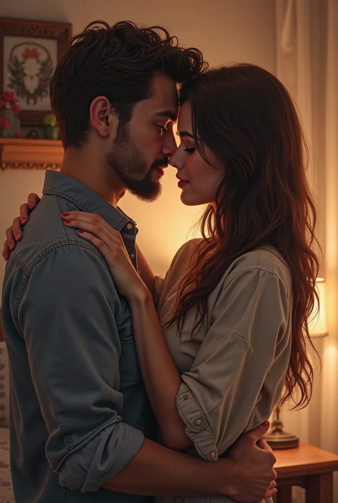 Una imagen dividida en cuanto partes en la primera parte pon un hombre enojado en la segunda parte pon una mujer feliz en la tercera parte pon una persona mendigando y en la otra pon una persona triste