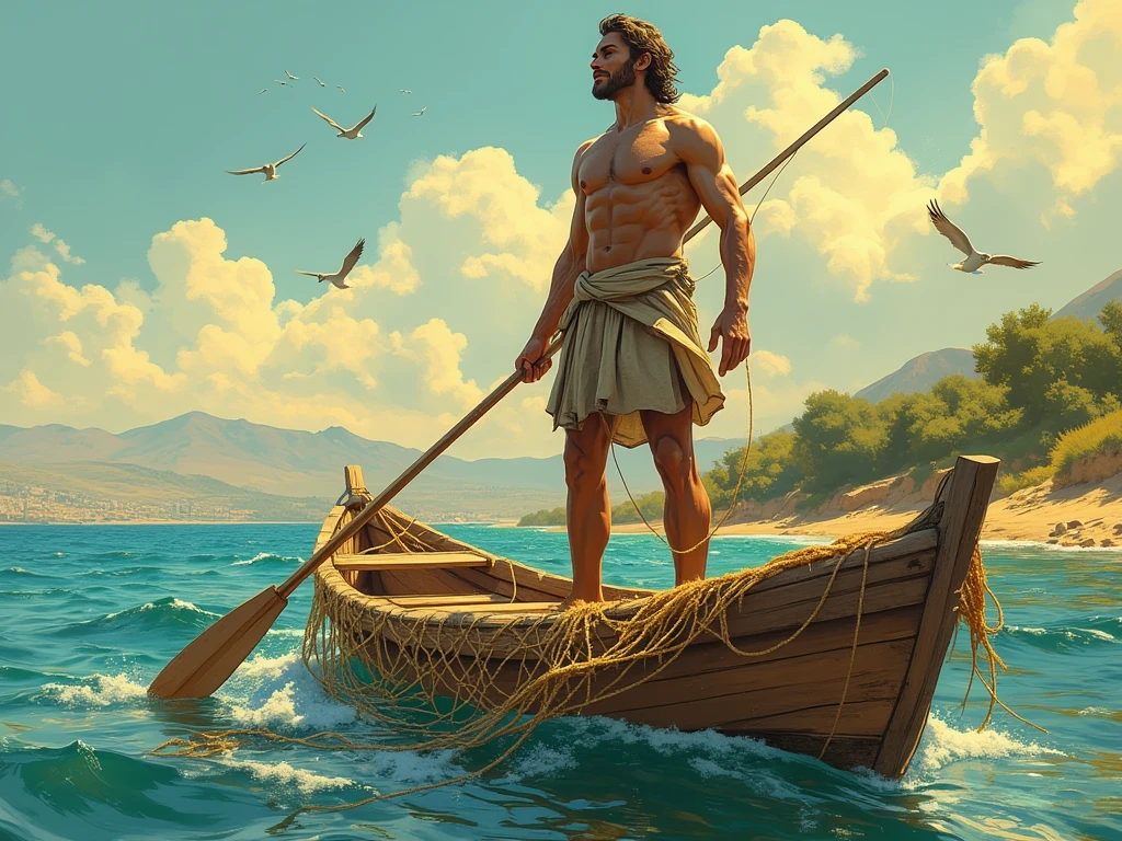 Hercules fishing for tuna



