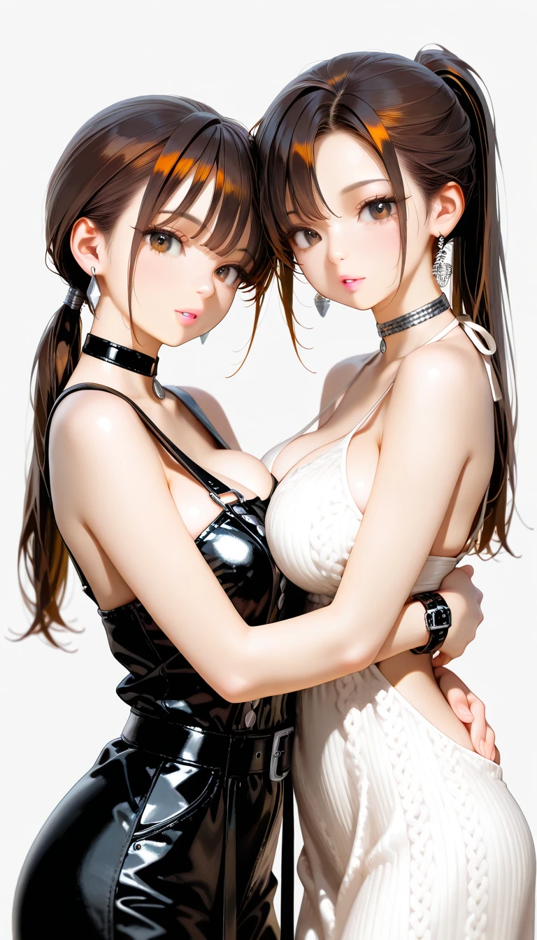 (2 beautiful young girls), beautiful girl with beautiful details, extremely detailed eye and face, Staring at me, (See-through lace costume with cute details and wide open breasts:1.6), Bare shoulders, (Bare chest), Realistic, extremely detailed CG unified 8k wallpaper, ighly detailed, High-definition raw color photos, professional photograpy, Realistic portrait, Cinematic Light, Beautiful detailed, Blushing, Ashamed, No Underwear, (No panties:1.5), cameltoe details, (Realistic skin:1.2), (Best Quality:1.4), Super Detail, High quality, Indoor Bra, kitchin, (((Bokeh))), depth of fields, View from below,