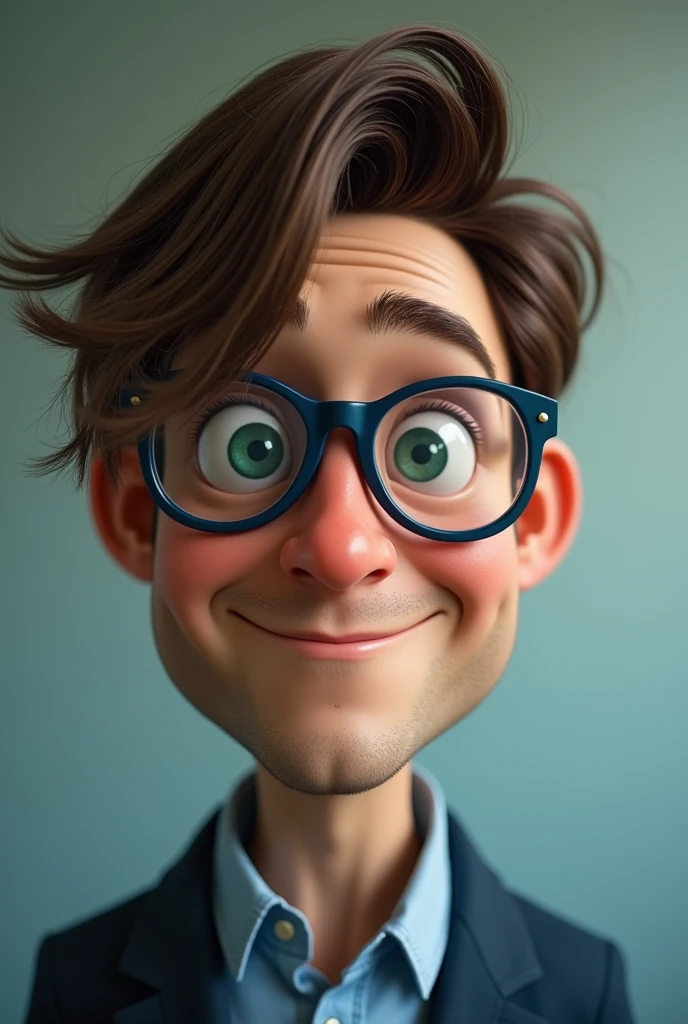 A boydoctor wearing a specs