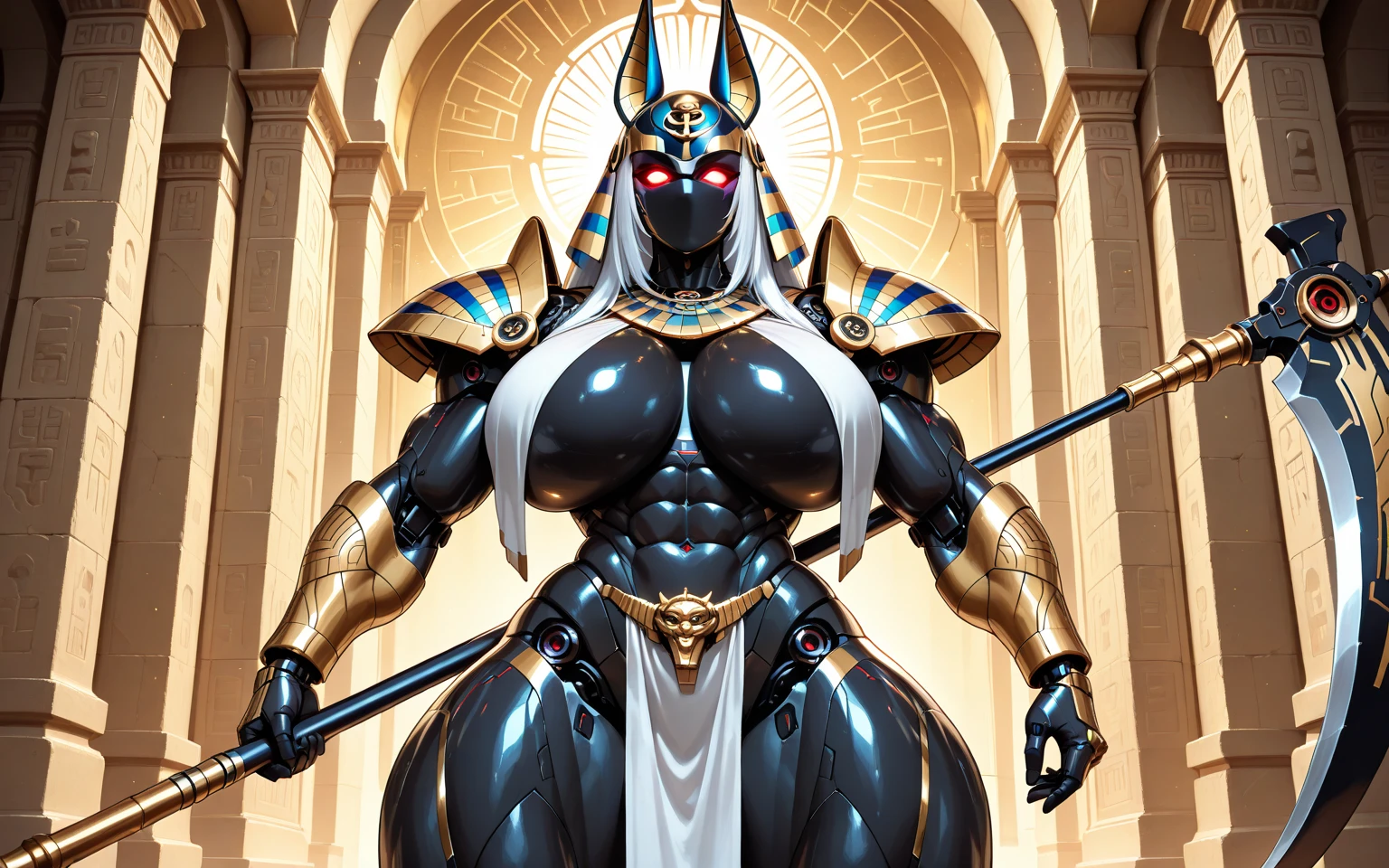 ((side profile)), ((full body view:1.4)), ((masterpiece)),(((best quality))), ((egyptian empress, mature face)), ((middle eastern eyes:1.4)), ((golden gown)), (((septum piercing)), defined cheekbones, high cheekbones, illustration, ((muscular:1.3)), ((gold:1.4)), sexy bimbo, (gigantic breasts:1.7) ((long Egyptian headpiece)), black hair, ((detailed face:1.4)) beautiful woman, (egyptian:1.4), colored skin, (black skin:1.4) , (red lipstick:1.4), shiny skin, ((skindentation)), scribbles and marks,(puffy lips:1.4) ,  (temple: 1.5), ( at night: 1.5), rough sketches, pose, 8k,16k, ( background, white background: 1.3) ((warm color palette)), ((future model aesthetic))