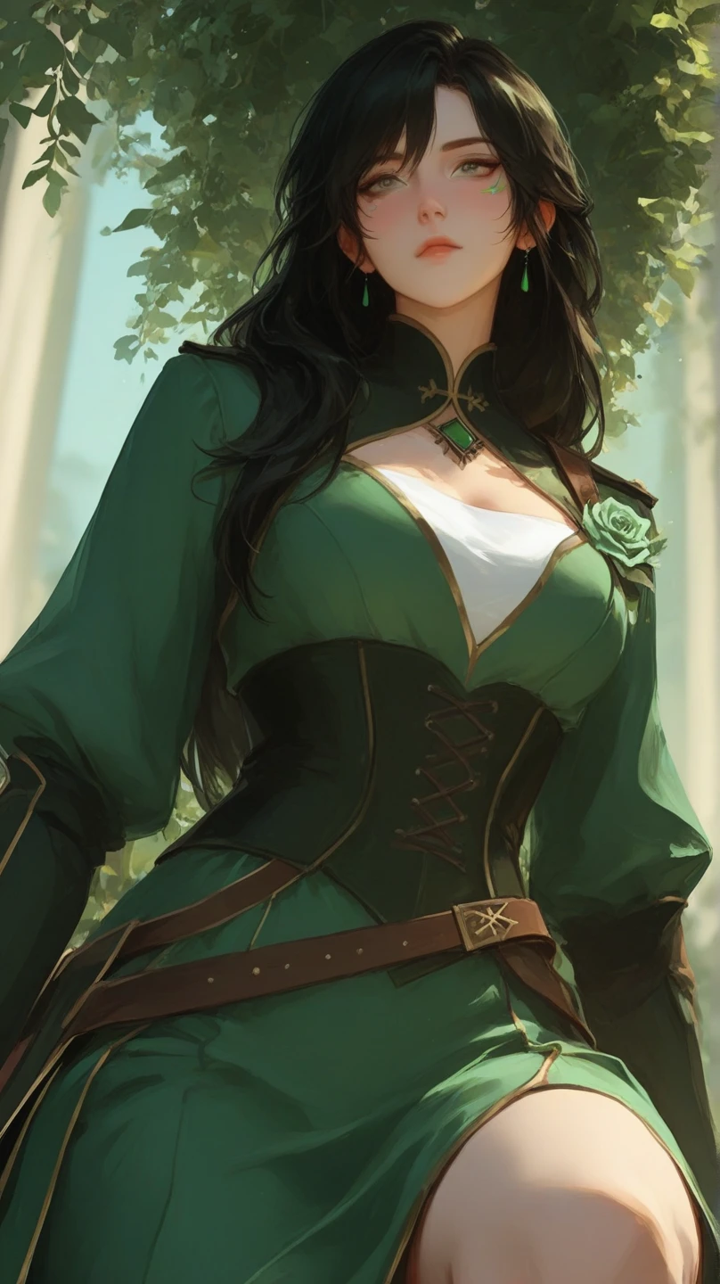 1female，41 years old，熟妇，A MILF ，Married Woman， mature，plumw，extremely large bosom ，Pornographic exposure， 独奏，（Background with：stunning view，ln the forest，city ruins，There is a lot of war）Snow-white skin， She has short black hair，Twist braids，Stand deep in the forest，seen from the front， hair straight，（（（tmasterpiece），（Very detailed CG unity 8K wallpaper），best qualtiy，cinmatic lighting，detailed back ground，beatiful detailed eyes，Bright pupils，Redlip（Very fine and beautiful），（Beautiful and detailed eye description），ultra - detailed，tmasterpiece，）），facing at camera，A high resolution，ultra - detailed），revealing breasts，Bare genitalia，  Bulge，legs are open，Raised sexy，Camel toes，Flushed complexion，Soviet soldiers，frontage，military hat（Wearing：Dark green blazer，Black tights）