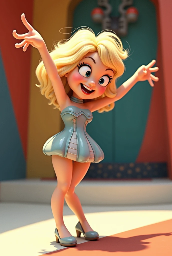 All textures in high quality and realistic details, princess peach, (12 Year Old 1.5), teen, blonde teen, blonde teen cute face, white skin, girl beautiful face, beautiful baby girl, medium Breasts, Long Legs, fitness body, (sexy lingerie outfit 1.5), naked torso, (black sexy Tiny miniskirt 2.0), (black platform straps high heels 2.0), Slim sexy long legs, modeling, Full Body lust, sexy Slim body, (all fours 1.5), (show complete body 1.5), New York, United States, ray tracing, HDR