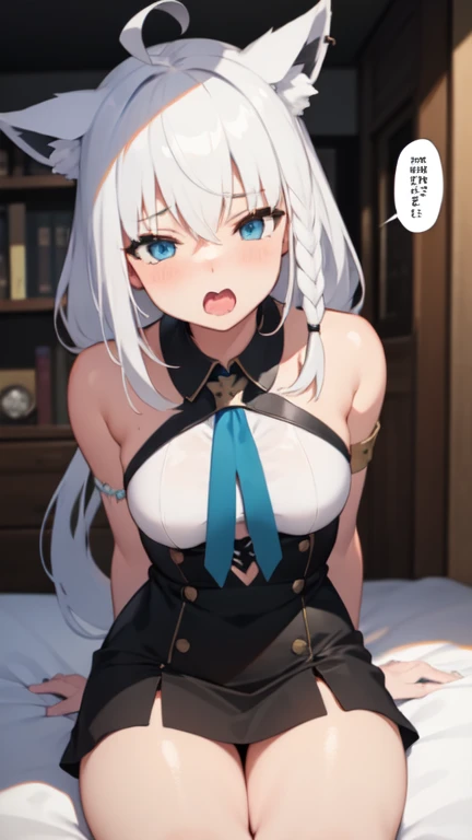 最high quality, 8K, pieces fly: 1.3, ultra hd, high quality, 最high quality, High freshness, realism))blush，(((girl having sex)))，(((always showing different expressions)))climax、Sovetsky_Soyuz_\(Azure_lane\)、arm under chest, From above, behind,, masterpiece, 最high quality,Completely naked、areola、nipple
