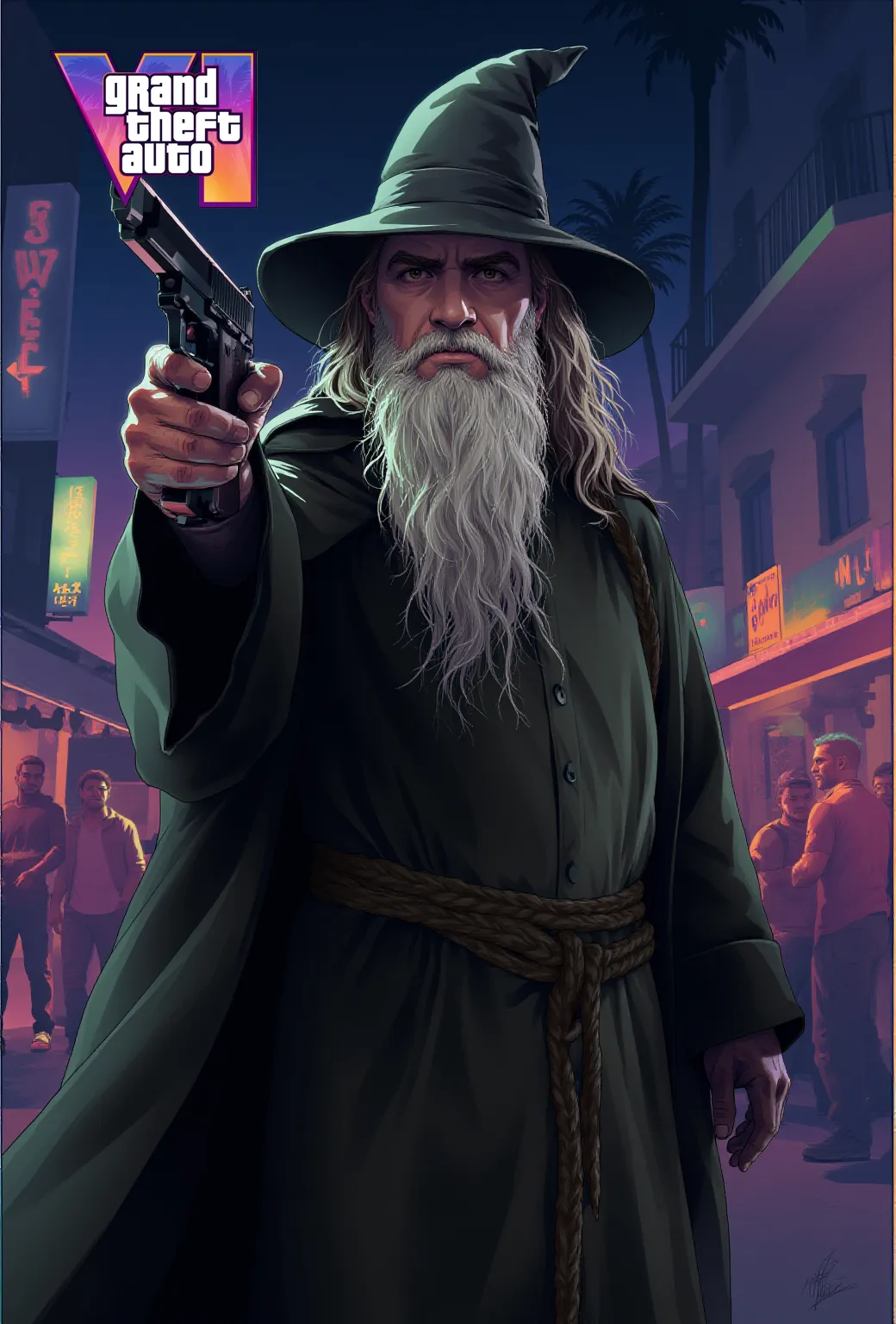 Grandalf Theft Auto:  It's time to take back the streets.