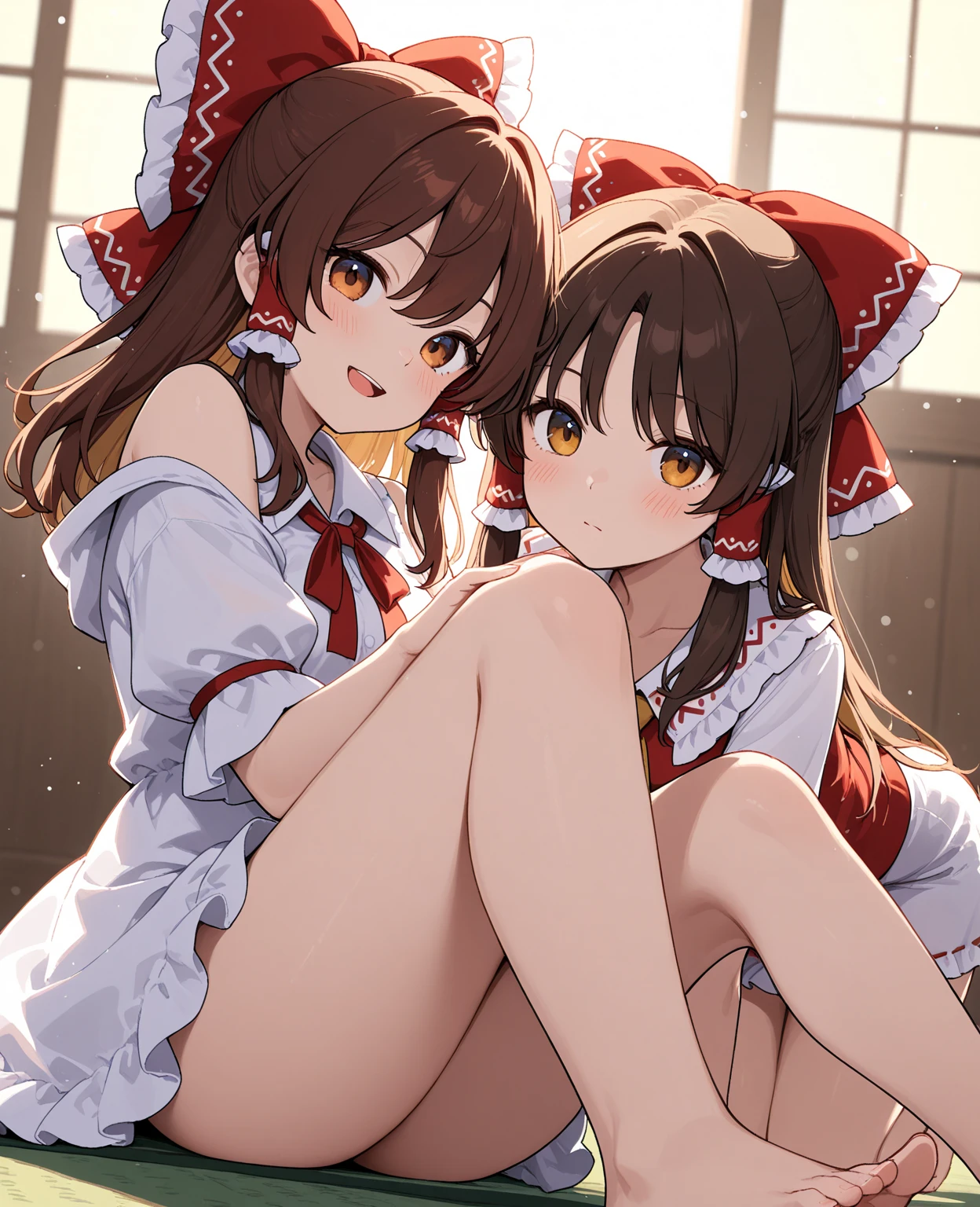 NSFW,masterpiece,Highest quality,High resolution,Very detailed,Nekone \(Utawarerumono\),Brown Hair、（Red Eye：1.3）、ribbon,Twin tails、ヘアribbon、mole、目の下のmole,Small breasts,(High-quality mesh frill dress),See-through,blush,(Ecstasy face),Estrus,(Prostitute),(Sex slave),Brothel at night,Luxurious Japanese-style room,(Have sex),(Squirting),(trembling),heart,(Falling into Pleasure),Drooling,yield,Obedience,Prone,From the back