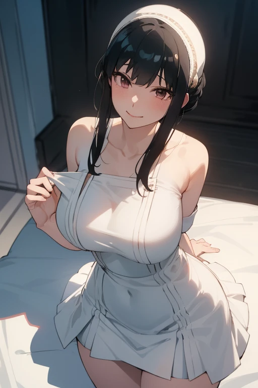 NSFW:1.9. Lewd Anime drawings with vivid colors Nude:1.9. Missionary Sex:1.9 Lying Down:1.9. Open legs and put penis into pussy:1.9 tall women:1.9 Veil, All lace, White wedding dress, Mini skirt, Big breasts, Sweat, Naked:1.9. Blushing cheeks: Daytime:1.3 On the bed, white sheets, short black hair, ponytail:1.9 Straight hair Hair tie Sweep bangs to the side:1.9. Slanted eyes, brown eyes, tall, strong-willed, beautiful