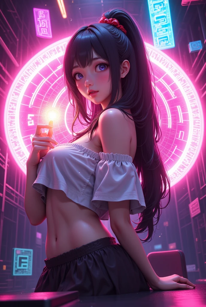Boobjob anime style