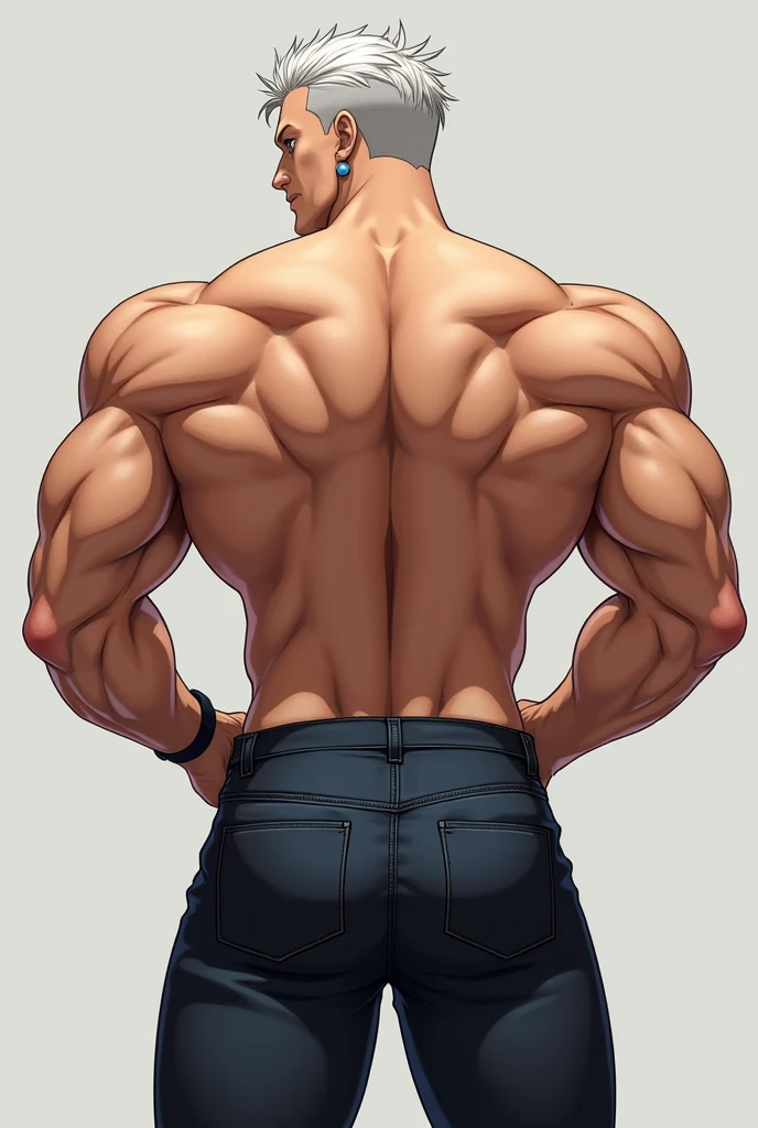 Generate the illustrative image of body builder shoulder muscles on white background