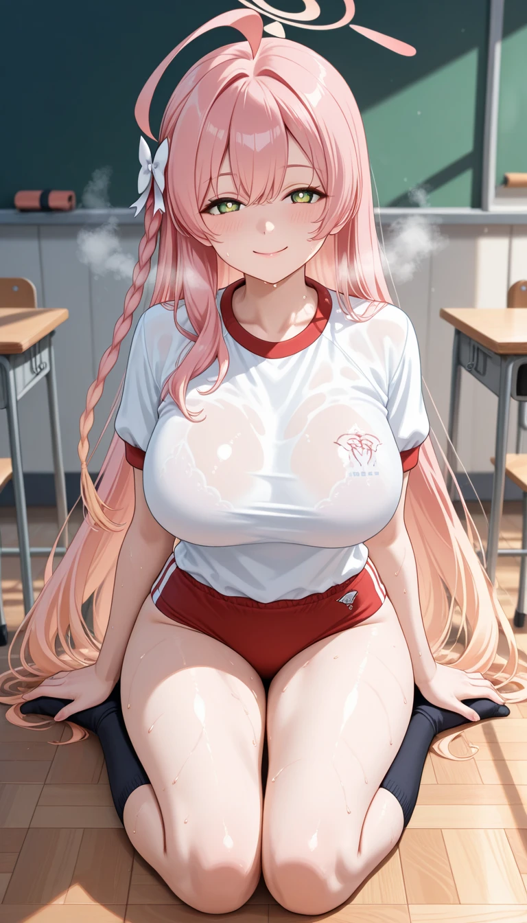 NSFW, (girl),((optimal quality)), ((Masterpiece)), (A detailed: 1.4),face red,perspire,showing niples, The ultimate masterpiece,(fidelity:1.2),(sexy),(Huge chest), Open crotch, Open legs, (Smooth: 1.1), (Cutes: 0.9), (shiny: 1.1),, red lips, cute girl, anime, cute pose, super small transparent lace lingerie,g string mini thong, (big breast), big ass, detailed lines, 8k image, no blur, perfect realistic nipples, sexy closed smile, erotic, zero two from darling in the franxx anime, detailed realistic vagina, all wet from orgasm, michievous smile, hottest girl in the world, dominant gestures, super small short dress, in a classroom, (half naked)