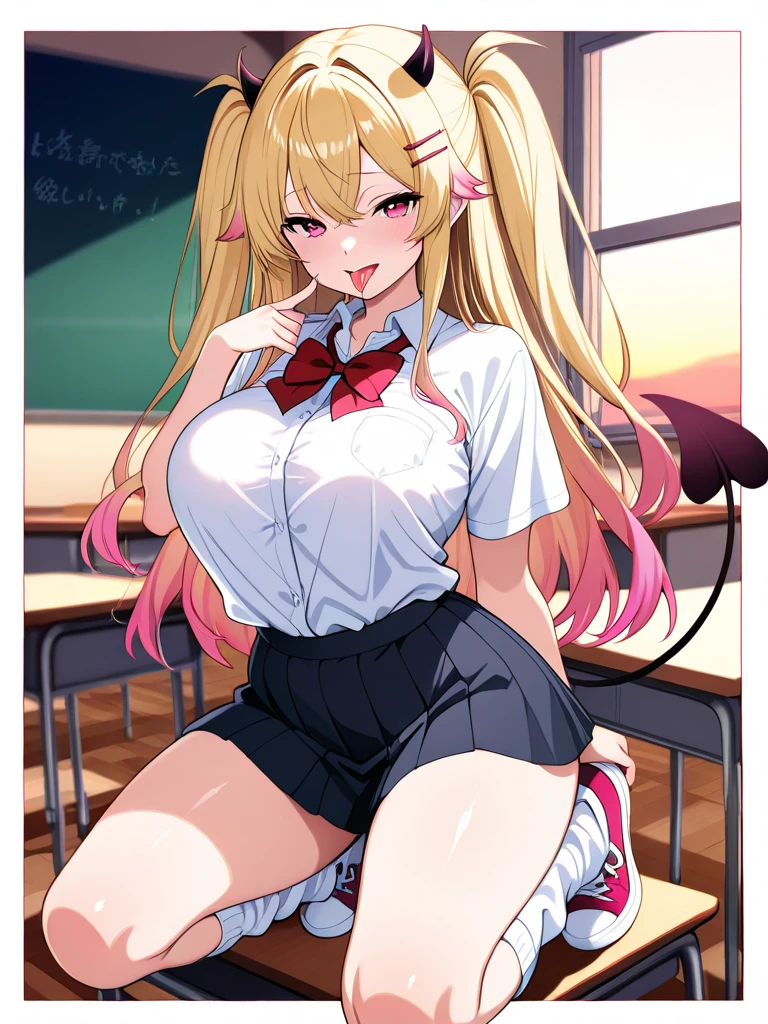 1 Girl, blonde, sexy, big , Office Attire, Office Girl, squat, Beautiful panties、Panty shot、(pixel, pixel art)