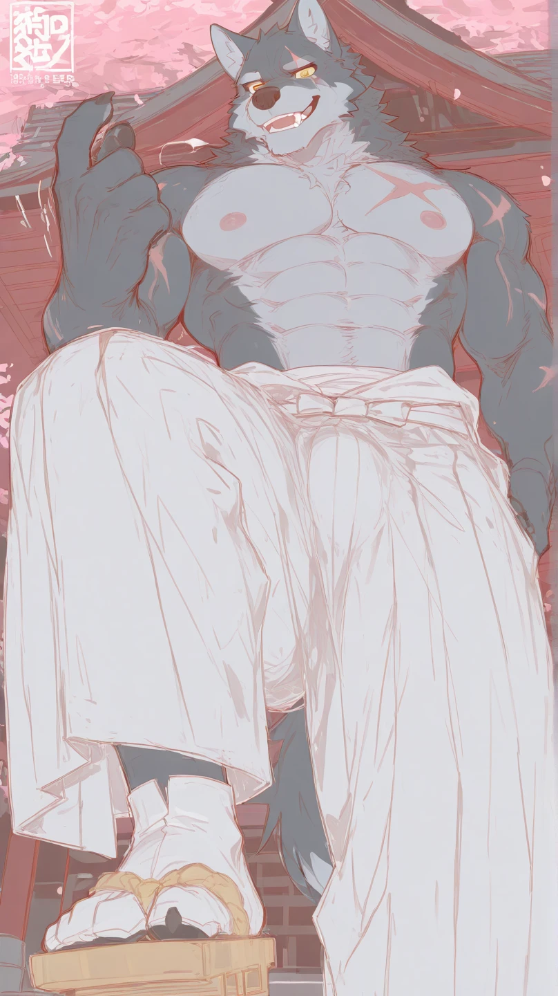 Dark skin Tall elf male with long white hair