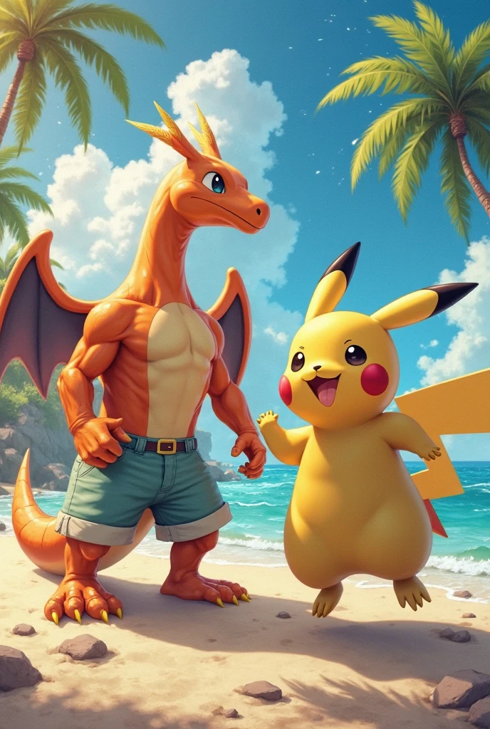 pokemon, charizard male muscular fucking zoroark emboy, leaking cum, sweating, cum everywhere, cum-covered body, medium dick, drooling, drooling cum, wide hips, thong, bra, creampie, cowgirl position, frotting, oral sex, cock in mouth, cum un mouth, deepthroat, shocked, blushing, tears, sea, beach, ahegao face, anthro, blushing, nsfw, furry