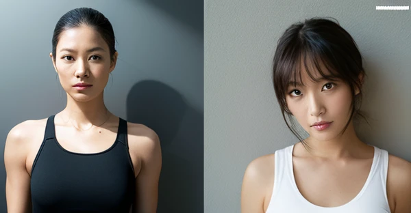 (solo), (a detailed full body RAW photo of a girl), (masterpiece:1.0), (best quality:1.4), (ultra highres:1.2), (photorealistic:1.4), 8k resolution, Canon EOS R5, 30mm, absurdres, ultra detailed, (40year old), sharp focus, cinematic lighting, detailed beautiful face, (no make up:1.2), (ulzzang-6500-v1.1), petite figure, detailed skin texture, flat chest, (skinny and fit body:1.6), detailed brown hair, sweltering,(very short hair:1.5), very thin see-through wear, (very thin blue and gray nike athletic wear for competition:1.5), see-through, low rise, realistic glistening skin, (sweating:1.8), detailed nipples texture, (japanese athlete:1.5), (flat chest:1.2), stylish pose, (full body), humid, (satomi ishihara:0.7)