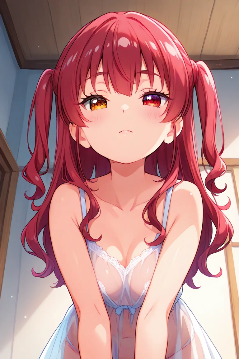 Sakura with her legs open showing her vagina