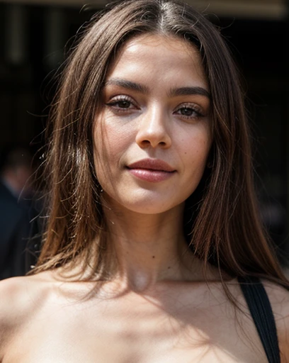 belle brune sexy visage
