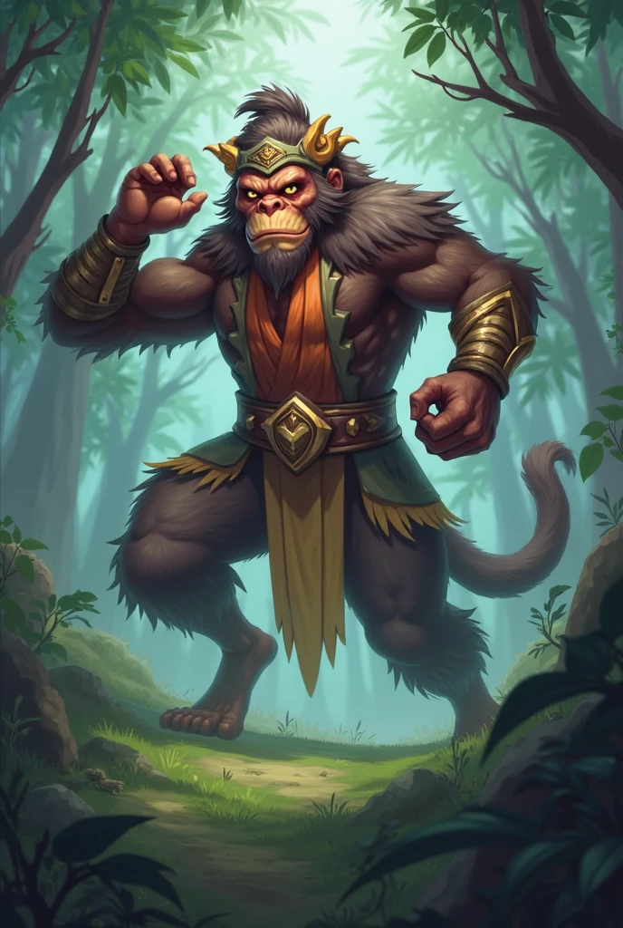 SemiMuscular, male middle aged, belly, (anthro monkey:1.3), thin beard, dark brown skin,((hairy torso, hairy arms,):1.5), hairy belly, pole dancing:1.2, dynamic light, shirtless, dreadlocks, brown and green hair and beard, harem pants, bulge, extremely hot and sexy, Daddy figure, hot daddy, by darkgem, by zixiong, by glitter trap boy
