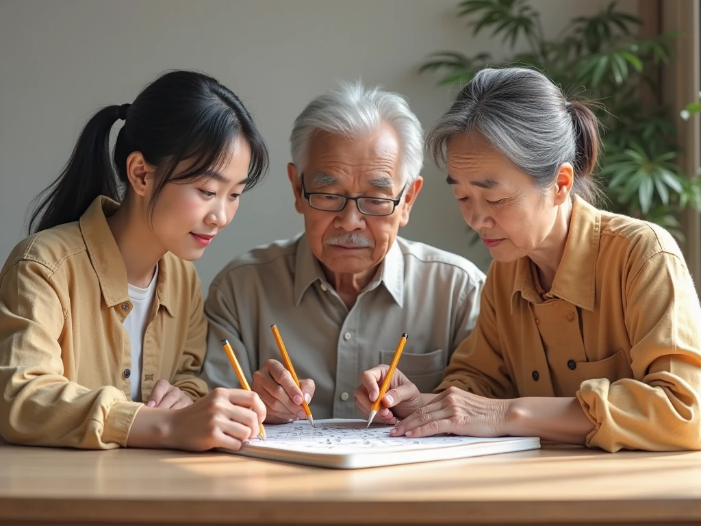 grandmother and grandfather coloring page 