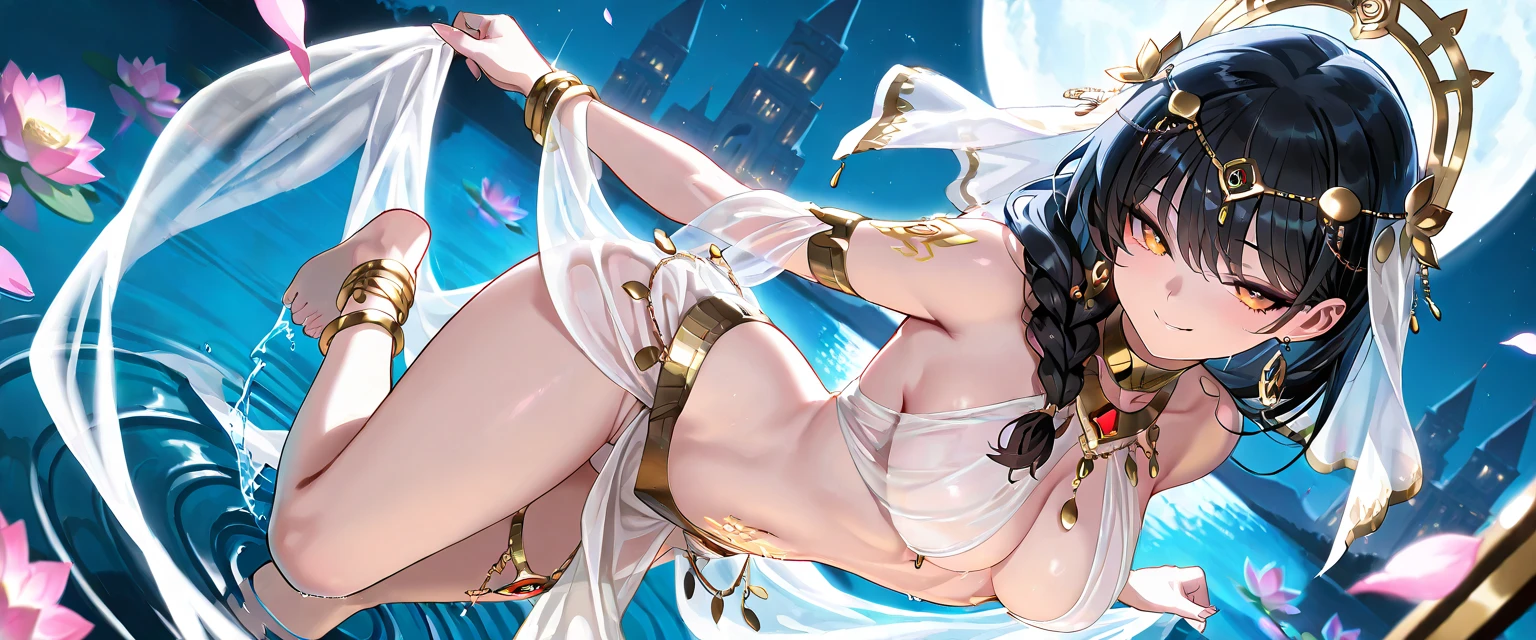Masterpiece, top quality, best quality), (((Beautiful anime style girl,))), 20 years old, oversize model, ((((Super huge breasts))), (((Blue wavy hair))), Extreme detail, Colorful, Glowism, Poseidon theme, Art concept art by Kahngriffith and Vadim Kashin, ethereal, standing, perfect, pure form, golden ratio, by Brian Froud, Carne Griffiths, Wadim Kashin and John William Waterhouse,full body, masterpiece, best quality, (extremely detailed unity 8k CG wallpaper), (best quality), (best illustration), (best shadow), absurdities, realistic lighting, night, darkness, giant, Goddess, Ancient Goddess, Aphrodite, deity, glorious pose, night, moon, beautiful detailed brightness, luminous background glow,A masterpiece ultrarealistic ultra detailed full body portrait of a very beautiful Barbarian girl, massurrealism. medium shot, intricate, elegant, sexy, revealing, by stanley artgerm lau, wlop, rossdraws, james jean, andrei riabovitchev, marc simonetti, light by julie bell, ismail inceoglu, porcelain skin. global illuminatio,transparent clothes,open pants buttons showing pubic hair, perfect vaginal shape,small breasts, small breasts, peeping pink peeps,(masterpiece), floating vintage clock, exposed small breasts, visible pubic hair, view from below, floating antique clock, cloudy night sky storm, sunset red clouds storm cloudy, rough sea, psychedelic waves, skin and clothes wet with water, drops of water, floating bubbles, magical lights,face by tom bagshaw art station,, Moon Goddess, Full Length Figure, Contemptuous Gaze, Detailed Face, (Naked: 1.4), (See-Through Lingerie: 1.3),Transparent clothing, slight smile,Jean-Baptiste Monge style, bright, beautiful , splash, Glittering , cute and adorable, filigree, , rim lighting, lights, extremely , magic, surreal, fantasy, digital art, , wlop, artgerm,perfect female body close-up, full body, visible vaginal hair, pink pesones, transparent clothes