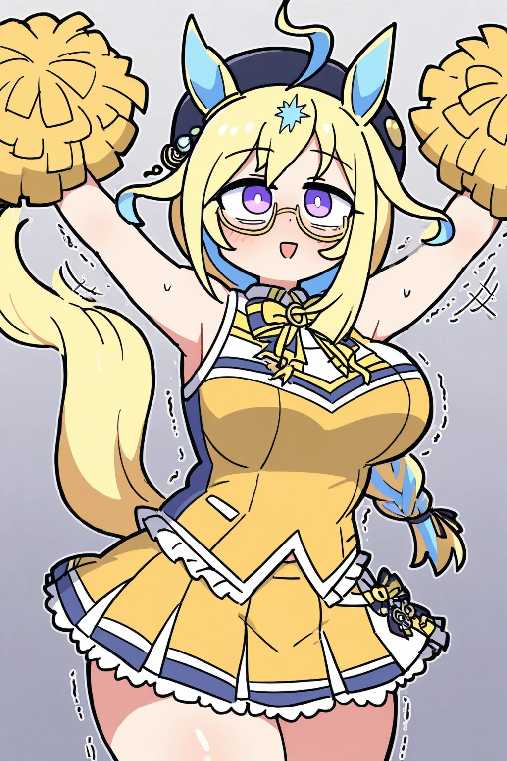 Highest quality, 8k, (One Girl:1.3, Full body portrait),(((Big Breasts:1.1))), (Colorful illustration:1.4), (masterpiece, Highest quality, Official Art), ((Very delicate and beautiful)), ((Gorgeous dancing girl costume、Gold embroidery, Face Veil, See-through harem pants)), ((Smiling dancing girl)), ((Stand on a circular stage)) , (Sweat flying), (Sexy and dynamic dance), ((A crowd of enthusiastic men surrounding a girl)), Tavern, (Shining jewels on the waist and chest, bracelet, Decorative collar), ((Twin tails)),