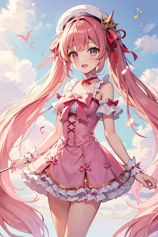 Peace sign, politely,