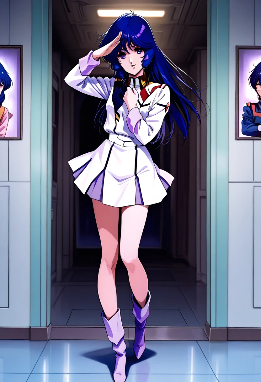 リン・ミンメイ [Macross; マクロス] lynnminmay lynn minmay lin minmei, (purple eyes ...