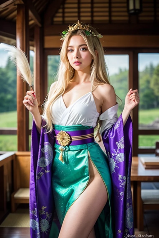 ((White ghost flies)),Professional , masterpiece、top-quality、photos realistic , depth of fields 、(Various poses)、(Background of cherry blossoms in full bloom),(Ultimate Beauty)、(A dark-haired)、(Fight ninjas)、Mystical expression、(Kimono with scary pattern)、(Night background)、((Devil's Wings Grow)),(Wear a kimono with a horror pattern),armpit、(Wearing a beautiful kimono with colorful scary patterns)、Jewel Gold Weapon、Particles of light),(Has a devil's mask)、Gorgeous gold weapons ,Skeleton population、(( Gorgeous Dragon Sword)) , (a dark night),,(White ghost flies) 、((Black Haired Beautiful Girl))、(Castle background)、(demonic wings)、((Gangle's forest background))、Beautiful Caucasian beauty、1a person、dynamic ungle,(((Two devil's horns on the head)))、Smaller head、Idle Smile、Thin and beautiful female hands、Mystical expression、Light Effects、intense fighting、Wind-effect、magic circles、With the legendary magic wand、Dragon's tail、