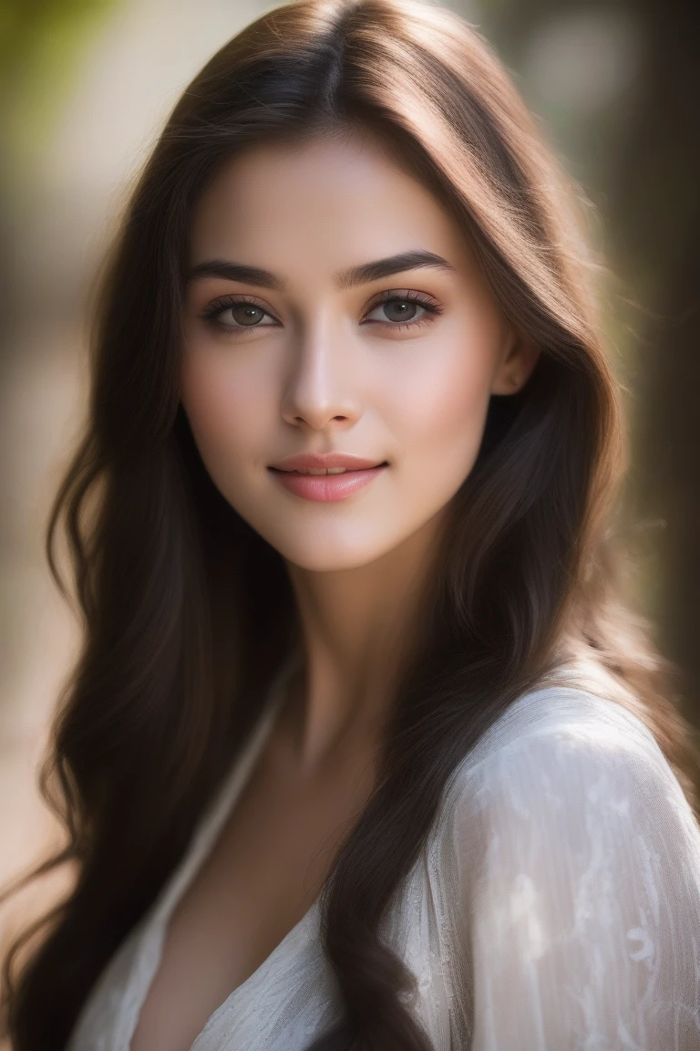 Bust shot, strapless bra, cleavage visible, soft large breasts, smile, European Beautiful model, 1 girl with a beautiful face, Upper Body Professional Photo, (Photo 4K:1.1) , (Sharp Focus:1.3), High Detail, Instagram Pattern Pose, confident, slim girl, big tits:1.3, perfect anatomy, perfect symmetry:1.3, Realistic, realistic face:1.2, perfect face, content, confident, very detailed, and dramatic, Lighting scene, bright lighting, short hair