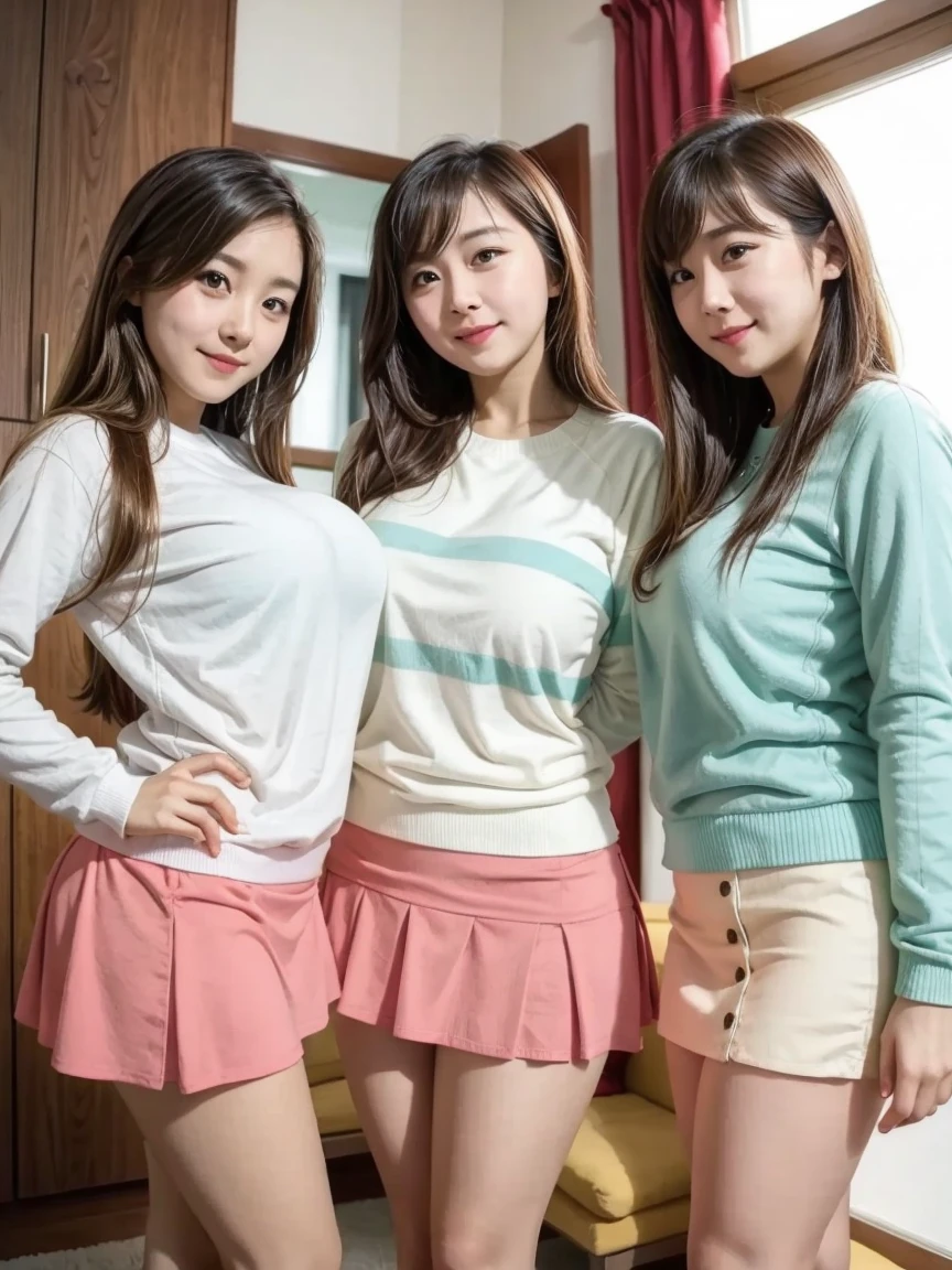 showing off panties、pantyshot、(((Two women in white shirts and floral skirts:1.4)))、(In a shopping mall)、Wide open crotch:1.2、Very little dough、Sit with your knees bent、Do not hide the lower body、Very very cute face、(The best smile)、Voluptuous body、((Top Quality 8K、masterpiece:1.3))、Crisp focus:1.2、Cute woman with perfect body shape:1.4、A slender、Oiled shiny skin、Highly detailed facial and skin texture、A detailed eye、二重まぶた、Professional Writing、(((Spread your legs apart)))、(((White lace panties are visible)))、((cute smile face))
