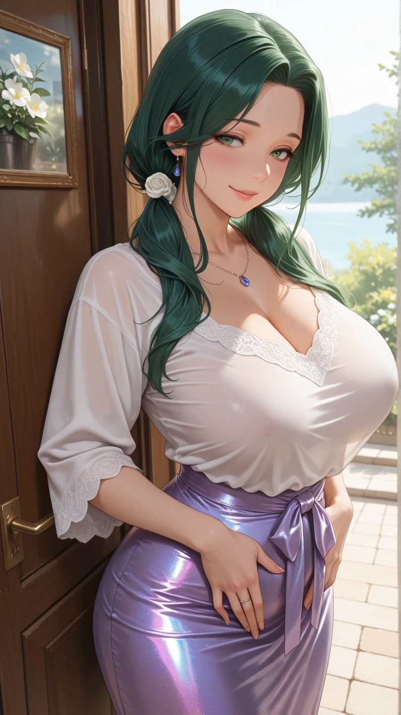 masterpiece, 最high quality, high quality, High resolution, Big Breasts, (Mature Woman), (older), Rainbow Hair, Long, messy hair, Hair on one eye, France, Green Eyes, Grey Dress, No sleeve, clavicle, Grin, necklace, jewelry, Earrings, Blurred Background, indoor, window, Style your hair, Leaning forward, Half-closed, (A man's crotch is stroked) With men, 1 person, 1 female, Couple, splattered everywhere, how, Bukkake((Popular No.1Soapland girl))((Vacuum blowjob))((Condom wrapper connected to mouth))((Scat))((Mouthful of pee))((Beautiful girl who loves feces))((Kime sex、Drug Lover、junky、Ecstasy face、The pleasure of drowning in ecstasy、Face distorted by pleasure、Overdose face))(((Be incontinent))), (((Peeing))), (((Peeing on your own))), (Pee running down my legs)((Helping girls))((Daddy Girl))((Graffiti on the body))((afterwards))((Human toilet bowl))((Drinking the pee that gushes out))((Combined with toilet bowl))((The joy of being a toilet))(Beautiful girl who loves feces))((Kime sex、Drug Lover、junky、Ecstasy face、The pleasure of drowning in ecstasy、Face distorted by pleasure、Overdose face))(((Be incontinent))), (((Peeing))), (((Peeing on your own))), (Pee running down my legs)((Helping girls))((Daddy Girl))((Graffiti on the body))((afterwards))((Human toilet bowl))((Drinking the pee that gushes out))((Combined with toilet bowl))((The joy of being a toilet)
