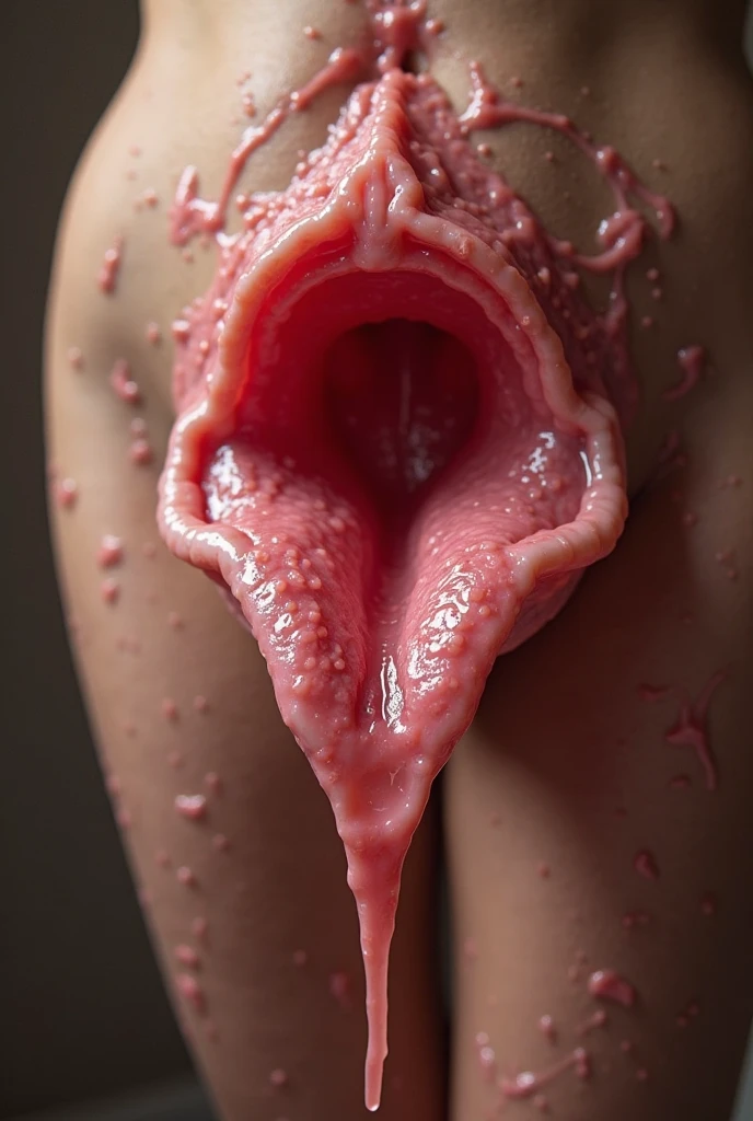 Realistic Scarlet Johansson lying naked masturbating with pleasure face (Encuadre de pies a cabeza:1.3)