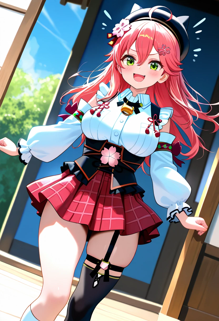 Slimed、Colossal tits、(Wide waist、thick thight)、terrifying、Thin、Look at viewers、tied arms、Arms behind、(a sailor suit、Short pleated skirt)、office building、(masterpiece)、(top-quality:1.2)、absurderes、intricate detailes、(highlydetailed skin:1.2)、