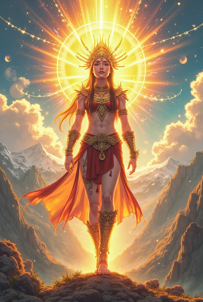 Create me a image of the god of creation for my Philippine mythology 