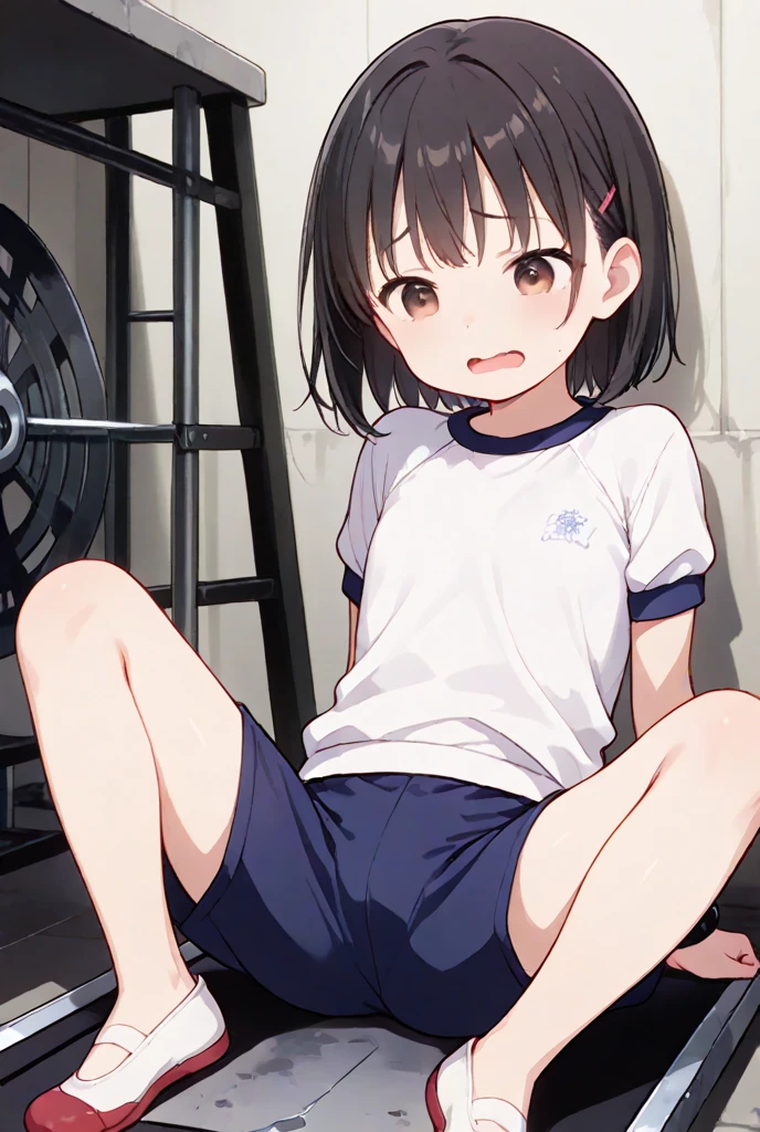 (((Embarrassed face)))、One Face、 (((A very cute face like a top Japanese idol)))、glowing eye、(((face focus)))、One age girl, (((Short Hair ))), Composition from the front、(((Black Hair)))、(((looking at the camera)))、(((Tight gym clothes)))、(((blunt bangs)))、(((Bloomers)))、((Highest quality)), ((masterpiece)),(detailed),High resolution,Sharp focus,Perfect Face,{Best illustrations}, (非常にdetailed CG unity 8k wallpaper),(((Bright colors彩))),Official Art, shiny 肌,very shiny 肌,Shiny body,plastic glitter 肌,exaggerated shiny 肌,Glowing Skin, ((detailedなボディ)),((detailedな顔))、(((gym)))、french braid、Legs apart、Sweat、Looking up、from above、puffy nipples、Sigh、Open your mouth、(((sex))), (((vagina))), One teengirl, One Man、((((((ペニスがvagina内に)))))), No fixes, Voice of the Heart, Feeling Face, blush、Composition from the front.(((Sweat)))、(((looking at the camera)))、(((cowgirl position)))、(((girl on top)))、spread legs, legs up、Bright colors、girl riding on top of man、sweat、(((drool)))、steam、tear up、blush、(((vagina内射精)))、pussy juice、trembling、open mouth 、from below、((Highest quality)), ((masterpiece)),(detailed),High resolution,Sharp focus,Perfect Face,{Best illustrations}, (非常にdetailed CG unity 8k wallpaper),(((Bright colors彩))),Official Art, shiny 肌,very shiny 肌,Shiny body,plastic glitter 肌,exaggerated shiny 肌,Glowing Skin, ((detailedなボディ)),((detailedな顔)),cum on body,cum on hair,cum on clothes,(((cum on breasts)))