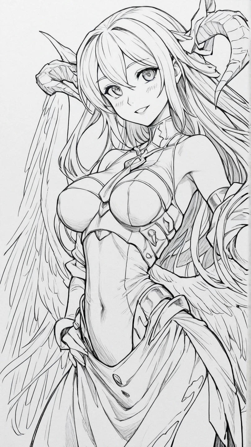 beautiful empress, detailed cat eye makeup, detailed face, detailed skin, mature body, tall body, seductive body, medium big breast, medium thigh, desert and pyramid backgrounds, phoenix, holy ceremony, halo, holy magic circle, crown, best quality, detailed eyes, masterpiece, trending on Artstation Detailed, Realistic, resolution concept art, masterpiece, best quality, (1girl), official art, illustration, ligne claire, perfect composition, absurdres, fantasy, focused, (clear clothing, transparent cloth, see-through material), (((cameltoe))), (freckles, huge breasts, nearly naked, underboob), thick but fit, blend of Natalie Dormer and Zendaya, silk robes, 25 yo, natural, amazing body, pronounced feminine feature, speaking, laughing, festival, (((no panties))), thigh gap, best quality, intricate details, ((lineart)), monochrome, 1girl, long hair, messy hair, sharp eyes, full body, Renaissance, cleavage, sexy pose, flirting with the camera, castle background, flower line drawing background, ((white background)), line drawing, ((((sketch, line art, (extremely intricate:1.2), sketch, doodles, monochrome, lineart:1.2)))) (by WLOP:1.3)