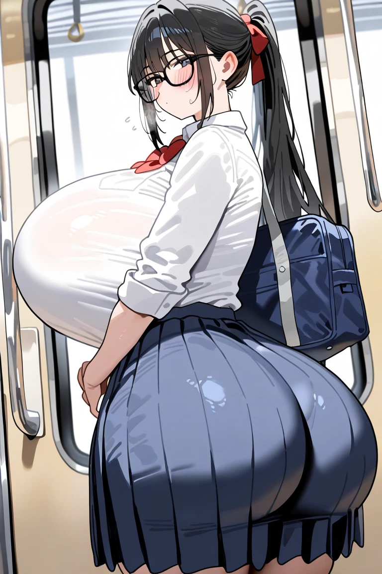 Several women、During commute、Women-only vehicle、Inside a Japanese train、(Huge breasts:1.5、sagging breast:1.5.Long Breasts:1.5)、Brown Hair、Blonde、Black Hair、Silver Hair、Gal、high school student、OL、