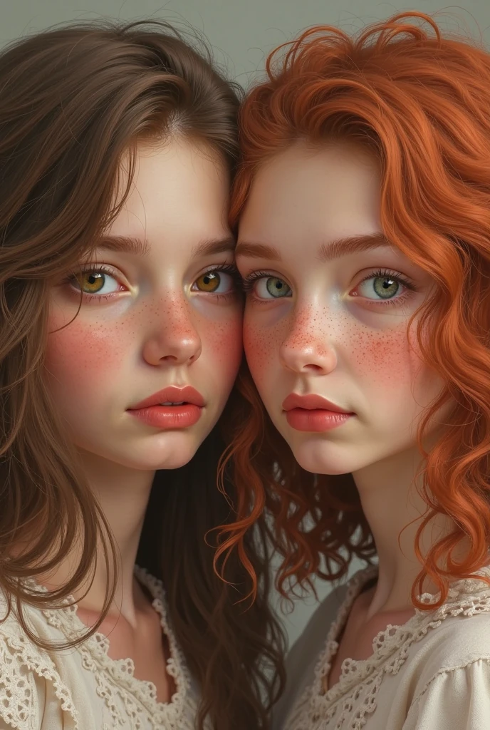 realistic ten year old redhead twins