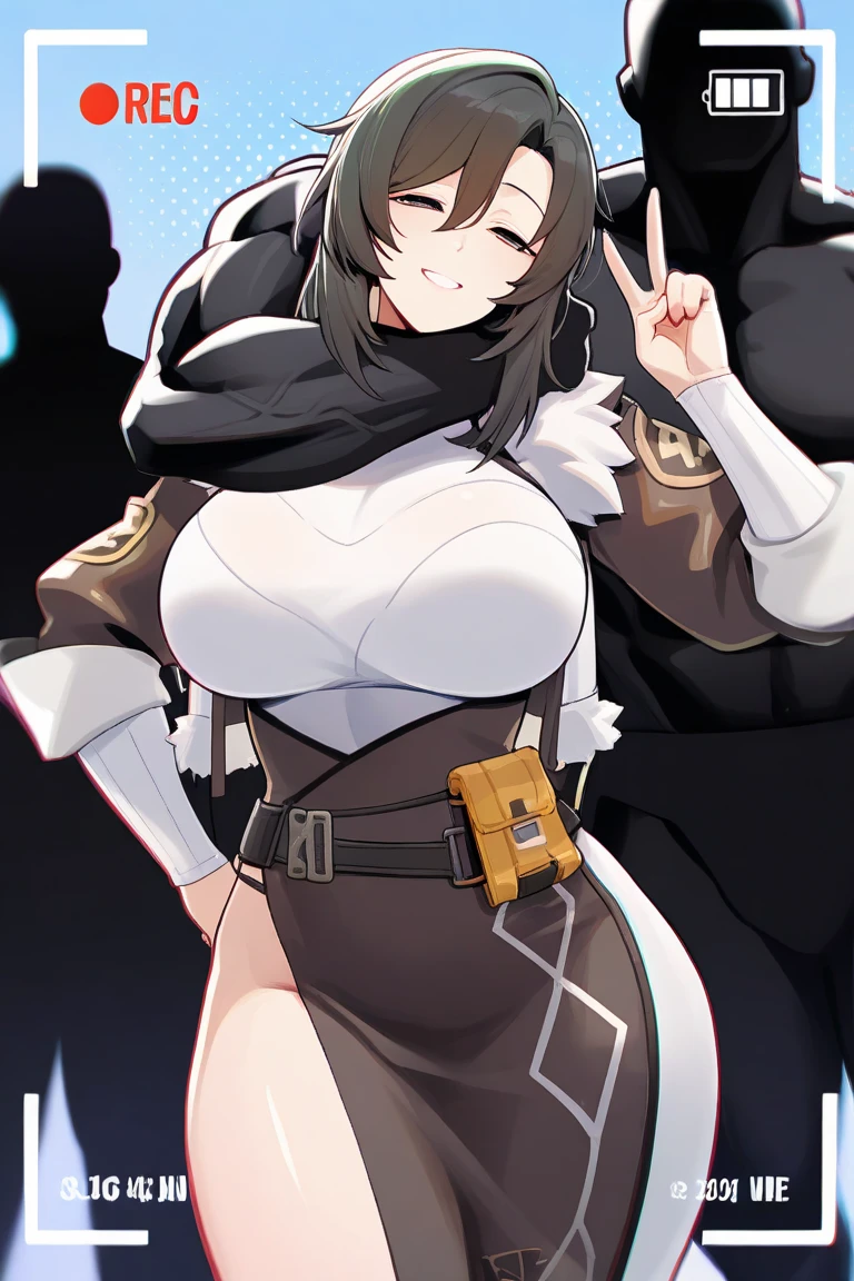 One person、Slender lizard man、masterpiece、Highest quality、Black body、There are scars on the body、Sharp Eye、Light blue lace underwear、Lace fabric bra、Knee-high socks、garter belt、Long, thin tail、Hooded camouflage coat、Leaping through the night sky、Side view、Ass