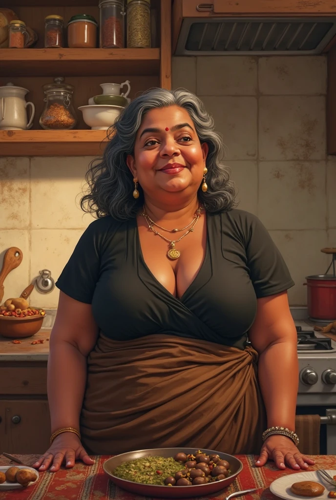((realista)), ((photorealista)),((high resolution, obra de arte, melhor qualidade, cinema lighting)), obra de arte, melhor qualidade:1.2), tronco, Sozinho, 1 garota, sorriso, boca fechada, obra de arte, melhor qualidade, 4K, fotografia, cinematic lighting, modelagem, perfect lighting, rosto detalhado perfeito, Professional photo session,(obra de arte:1.4),(melhor qualidade:1.4),(absurdos:1.4),(Huge seios), peituda, obra de arte, absurdos , (detalhes intrincados), (Colorida),cinematic lighting,papel de parede extremamente detalhado da unidade CG 8k, (obra de arte, melhor qualidade:1.2), mom (Dexter's Lab), 1 garota, Sozinho, apron, joia, brincos, luvas, seios, quadris largos, inventar, lipstick, thick coxas, curved, Camisa, large seios, collared Camisa, coxas, cabelo curto, pants, cabelo laranja, Manga curta, mulher madura, lips, yellow luvas, elbow luvas, green pants, dentro de casa,standing, tiro de vaqueiro,cozinha