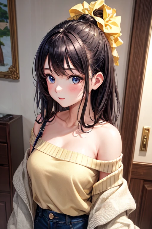Warm sunshine,(((Ocean))),(((Woman standing on sandy beach:1.3)))、Accentuate your breasts、See-through white tight sweater dress、Off-the-shoulder tight sweater dress、(Reddish brown wet shiny hair)、(Floral braided headband、Half Up、Floral,),(Space Knitting、Voluminous fishtail braid、Twisted pan、)、(The bangs are see-through)、hairpin、hair ornaments、Blushing、Pointed red mouth、Big Breasts、Perfect body curves、Beautiful clavicle、Wet Hair、Wet Face、Wet body、Wet Skin、Wet costume、Detailed clothing features、Detailed hair features、Detailed facial features、Looking into the camera、Cowboy Shot,(Dynamic and sexy pose) )、Cinema Light Aster Piece、highest quality、Ultra-high resolution output images、Write Boundary Depth、Intricate details、Add depth to your subject with contrast between light and shadow、)、Digital Illustration、Single-lens reflex camera、(Realistic:1.3)、(8K quality、Anatomically correct facial structure、)、(Picture Mode Ultra HD、)
