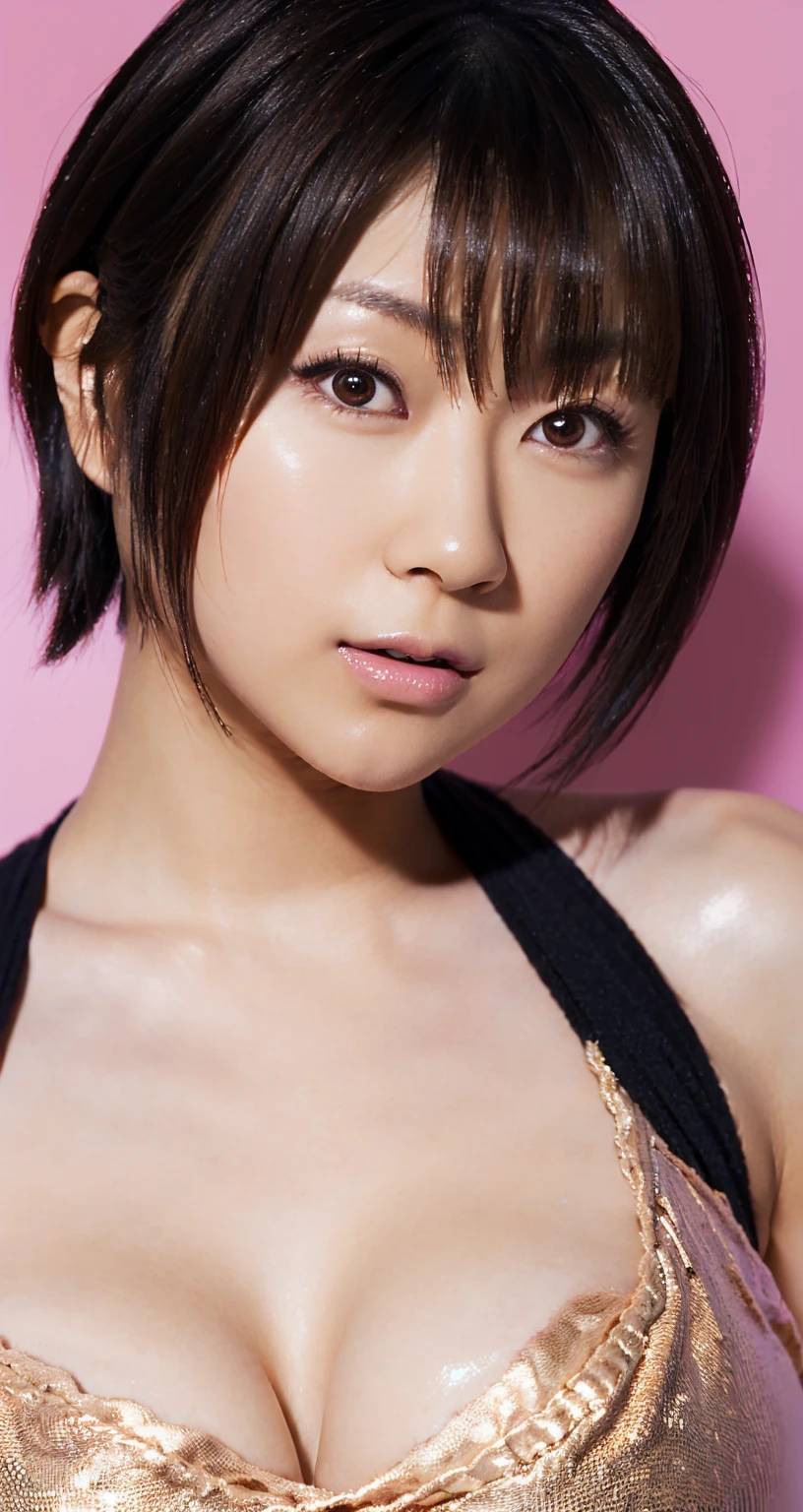 (Realistic、Like a photograph、Live Action、8k, Realistic, RAW Photos, Best image quality: 1.4), Single-lens reflex camera、RAW Photos, Highest quality, Realistic, Very detailed CG Unity 8k wallpaper, Written boundary depth, Cinematic Light, Lens flare, Ray Tracing、Realistic background、1、((ultra high density skin))、A calm face、short hair:1.2、Silver Hair、stylish、Very detailed、Pay attention to the details、Perfect outfit、(White skin)、Very detailedな顔:1.5、close、Brown eyes、Detailed eyes、Plump pink lips