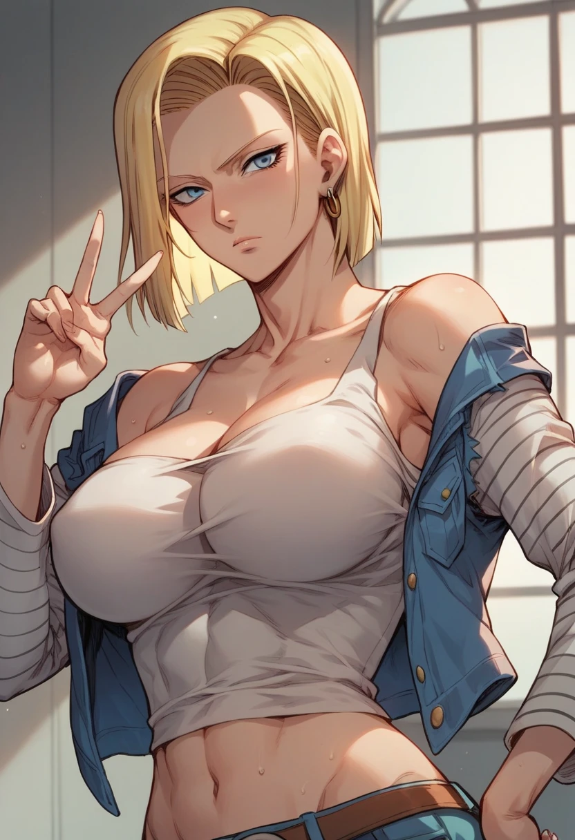 gloomy environment. strong shadows. blonde woman with very short hair is on all fours, her legs are spread and her big round ass is perked up, her breasts are very big and are flattened, pressed to the floor. she is completely naked and beautiful, very hot. she has a piece of chain around her neck. every inch of her body is covered in sweat and glistening in the light. her nipples, nipples are very big and excited. she is extremely sexually excited and we can see it on her face too, she bites her lower lip. she is in an ancient dungeon made of dirty and dark stone, a fully closed and dark dungeon, there is no light in the environment, there are many shadows in the environment and chains everywhere. with strong and defined shadows.((best quality)),((masterpiece)),(high resolution: 1.2), ((best quality)), ((masterpiece)), (high-resolution:1.2)