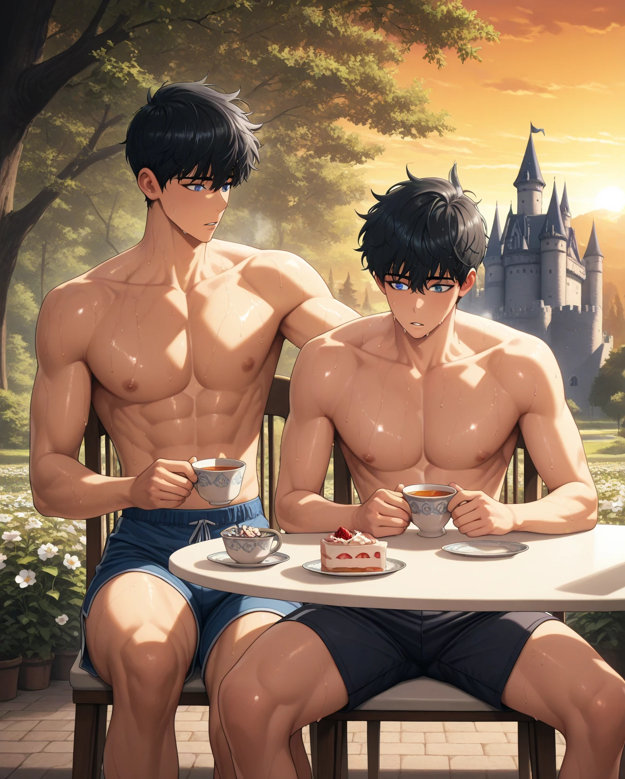 Eren six pack asthetic 4k